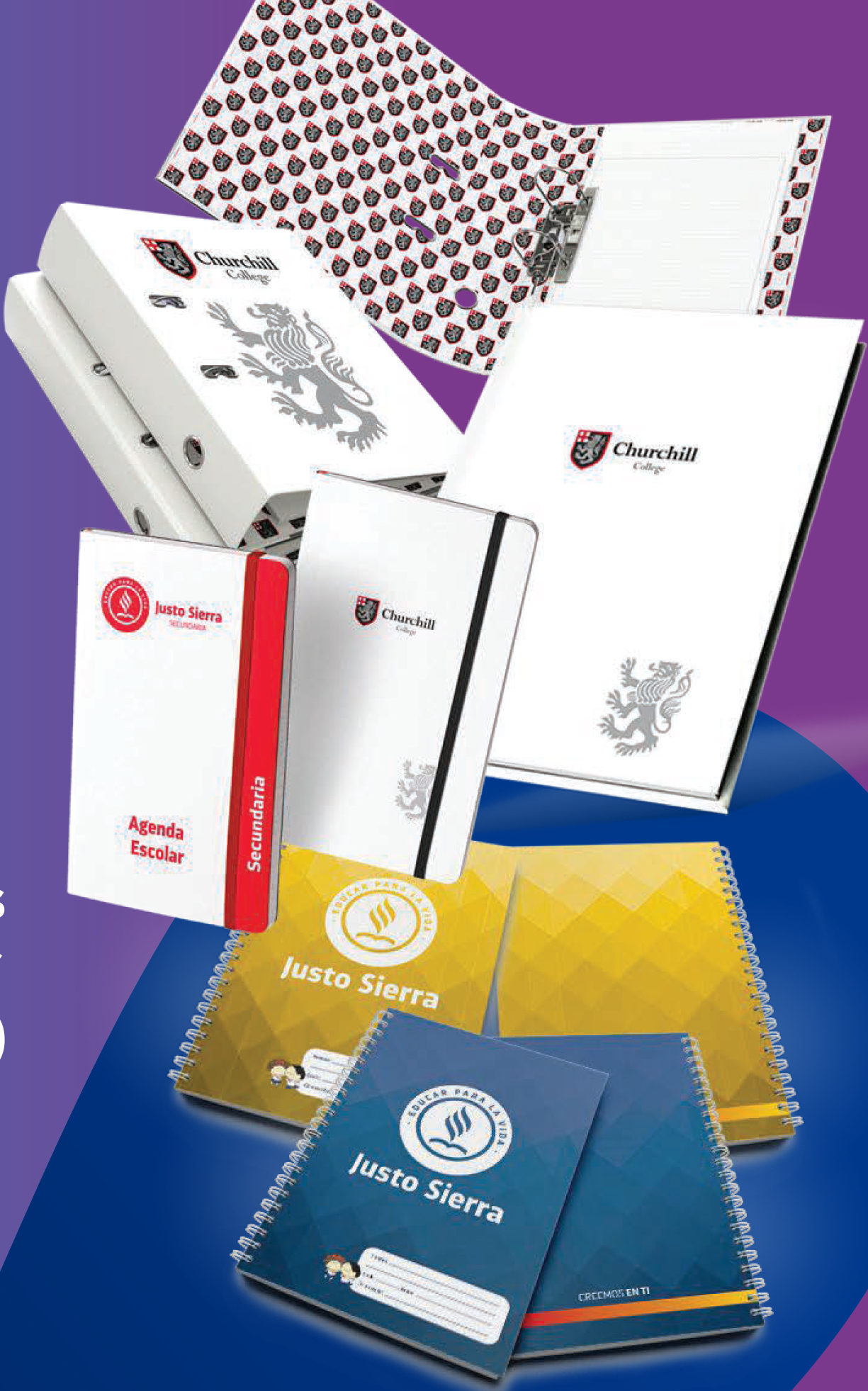 Agendas y libretas Churchill y Justo Sierra